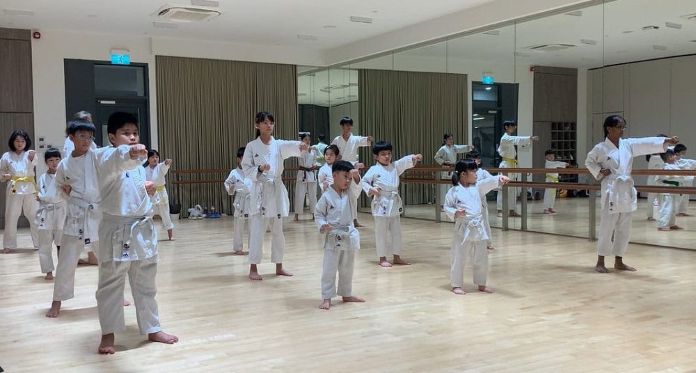 Fernvale CC Karate Students Tsuki