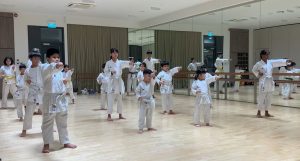 Fernvale CC Karate Students Tsuki