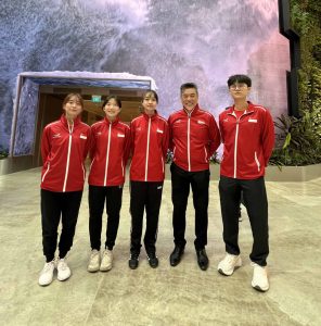 Team TKA representing Singapore in the 12th South East Asian Karate Championship