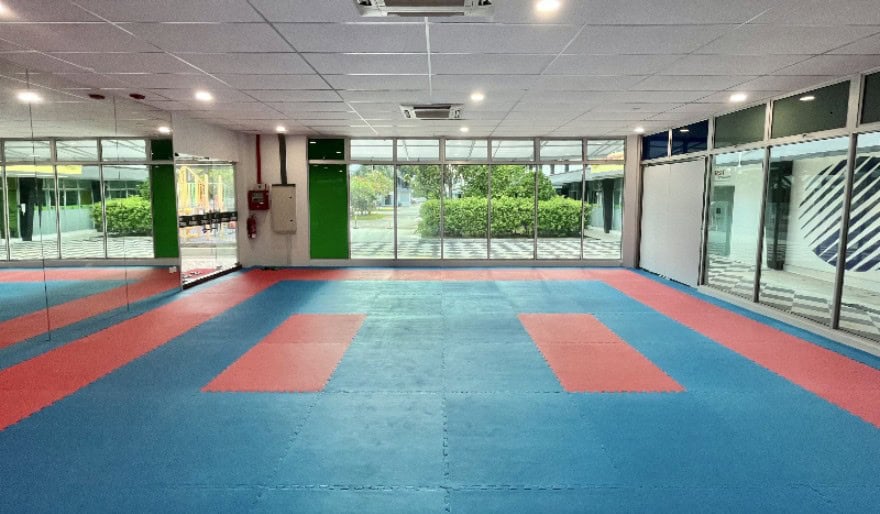 The Karate Academy Mountbatten Dojo Kumite Set Up