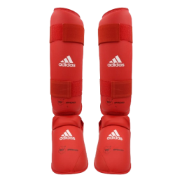 Adidas WKF Shin Guard Red